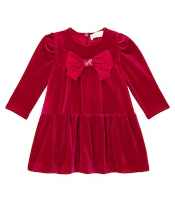 Baby - Abito in velluto | Monnalisa