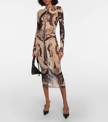 X Jean Paul Gaultier Verzierte Mules aus Leder | Jimmy Choo