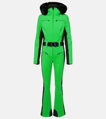 Parry faux fur-trimmed ski suit | Goldbergh