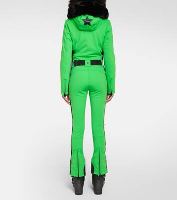 Parry faux fur-trimmed ski suit | Goldbergh