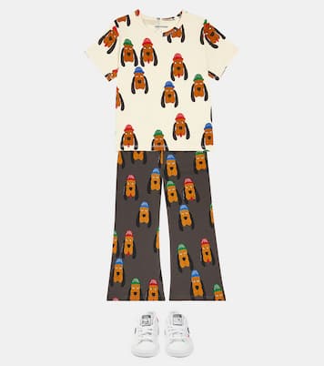 Pantalones flared Bloodhound de mezcla de algodón | Mini Rodini