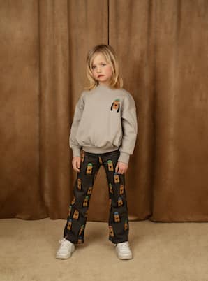 Pantalones flared Bloodhound de mezcla de algodón | Mini Rodini