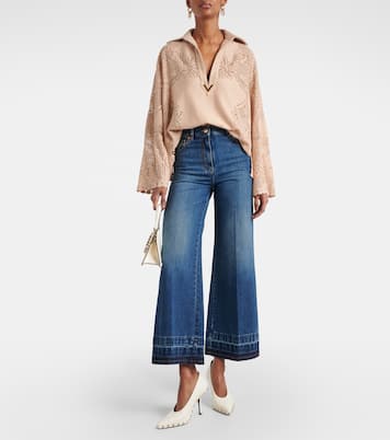 Jean flare à taille haute | Valentino