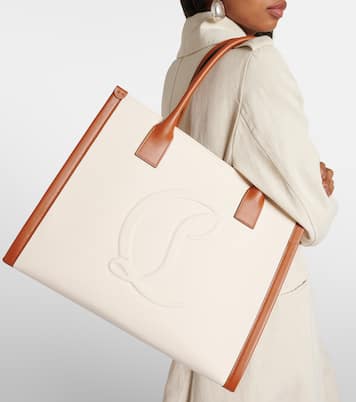 By My Side E/W Large canvas tote bag | Christian Louboutin