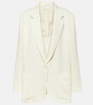 Blazer oversize Enza in lino | The Row
