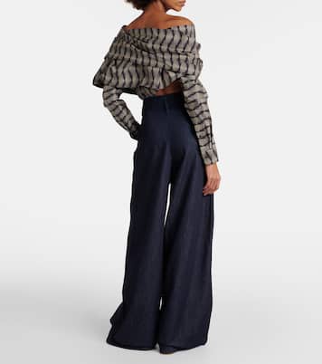 Jeans a gamba larga e vita alta | Dries Van Noten