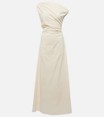 Robe longue Maxi Phare en coton mélangé | Staud
