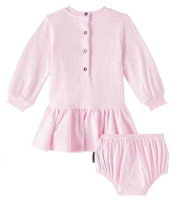 Bébé – Ensemble robe et culotte bloomer en coton | Balmain Kids