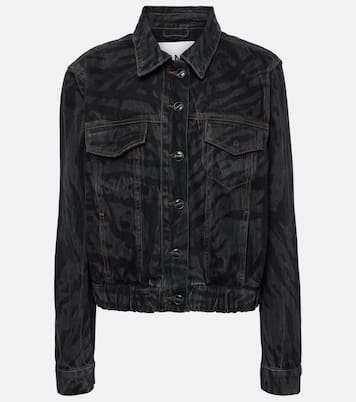 Veste imprimée en jean | Ganni