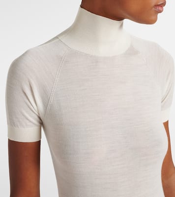 Turtleneck wool bodysuit | Alaïa