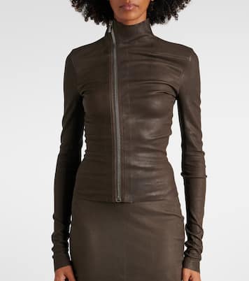 Veste Gary en cuir et coton | Rick Owens