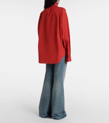 Camicia oversize in popeline di cotone | McQueen