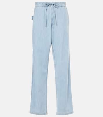 Jeans a gamba larga e vita alta | Bottega Veneta