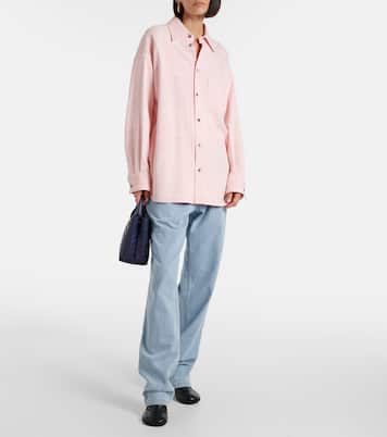 Jeans a gamba larga e vita alta | Bottega Veneta