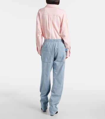 Jeans a gamba larga e vita alta | Bottega Veneta