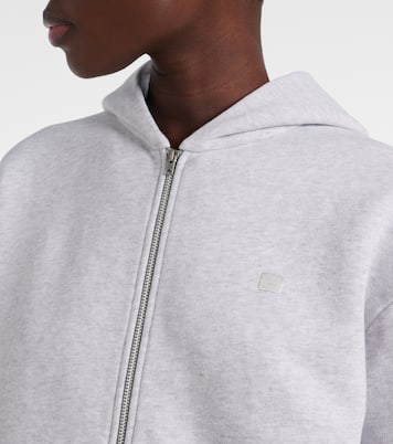 Sudadera de algodón con cremallera | Acne Studios