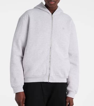 Sudadera de algodón con cremallera | Acne Studios