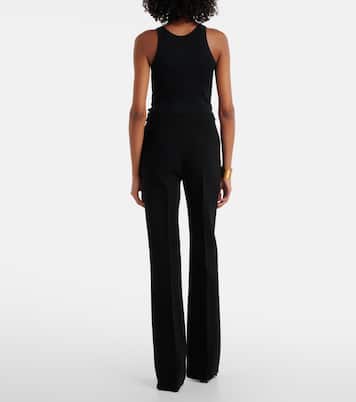 Pantaloni flared Elisir in sablé | Max Mara