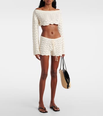 Short Mina en coton mélangé | Bananhot
