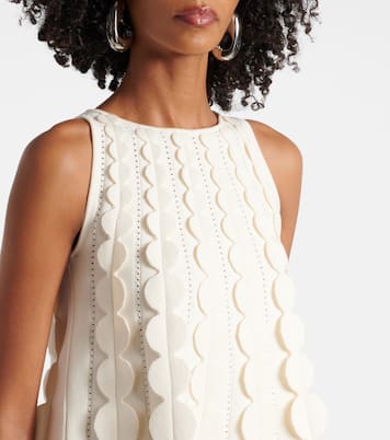 Robe midi Abstract Brushstroke | Oscar de la Renta
