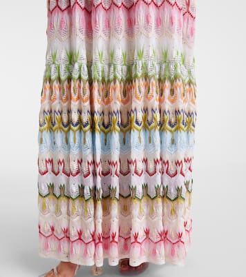 Maxikleid aus Häkelstrick | Missoni
