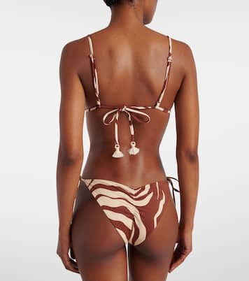 Top bikini Konibo con stampa | Johanna Ortiz