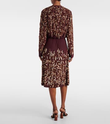 Giacca in seta con paillettes | Dries Van Noten