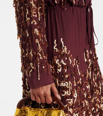 Giacca in seta con paillettes | Dries Van Noten