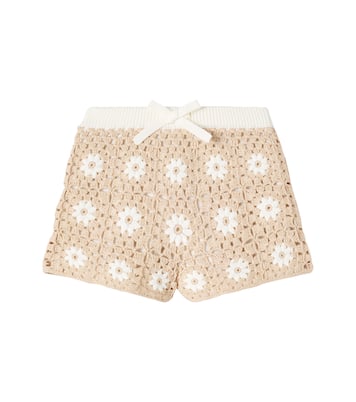Shorts Cascadian aus Häkelstrick | Zimmermann Kids