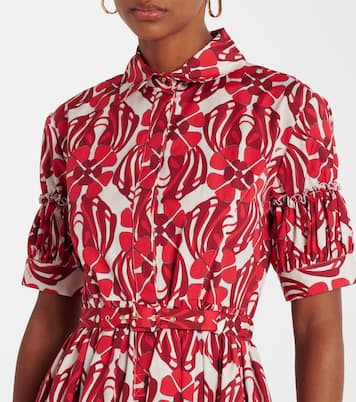 Libertine printed cotton shirt dress | La DoubleJ
