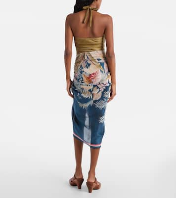 Pareo in cotone con stampa | Zimmermann