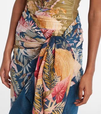 Pareo in cotone con stampa | Zimmermann