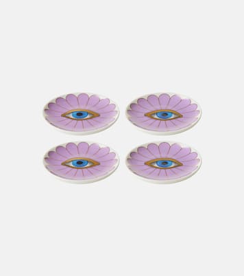 Fleur set of 4 ceramic coasters | Jonathan Adler