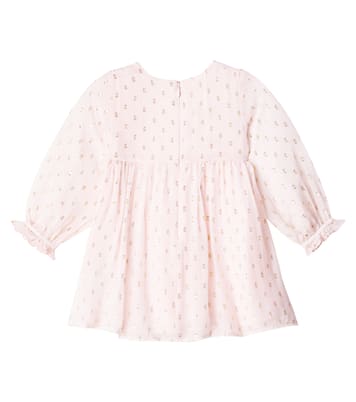 Baby - Abito in misto seta con paillettes | Chloé Kids
