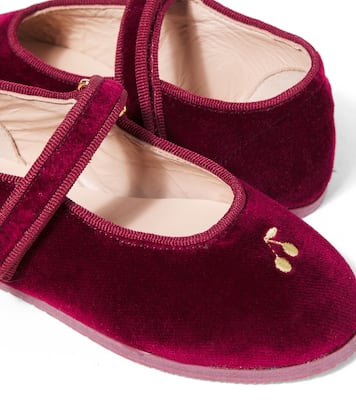 Bailarinas Mary Jane Ellaro de terciopelo | Bonpoint