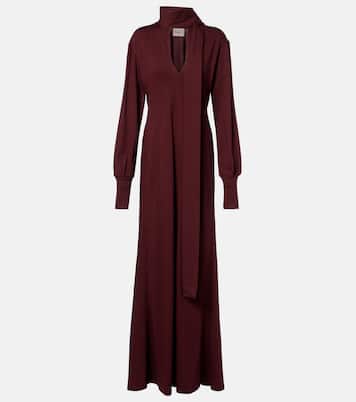 Vestido largo de algodón con pañuelo | Plan C