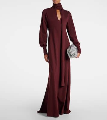 Vestido largo de algodón con pañuelo | Plan C