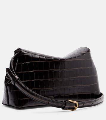 Clutch T-Lock Small aus Leder | Toteme