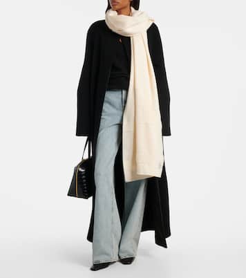 Écharpe Monogram en laine et alpaga mélangés | Toteme
