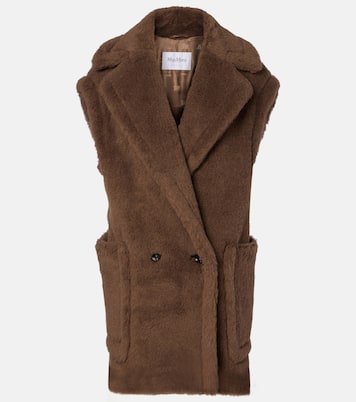 Alpaca, wool, and silk Teddy vest | Max Mara