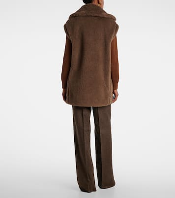 Alpaca, wool, and silk Teddy vest | Max Mara