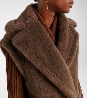 Alpaca, wool, and silk Teddy vest | Max Mara