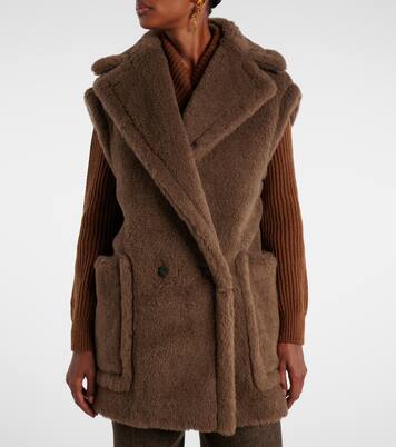 Alpaca, wool, and silk Teddy vest | Max Mara