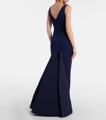 Verzierte Robe Sloane aus Crêpe | Safiyaa