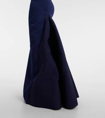 Verzierte Robe Sloane aus Crêpe | Safiyaa