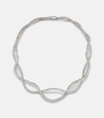 Y-Couture 18kt white gold necklace with diamonds | Yeprem