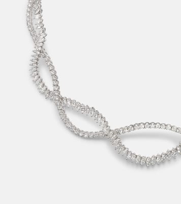Y-Couture 18kt white gold necklace with diamonds | Yeprem