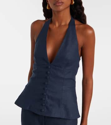 Marie linen vest | Faithfull