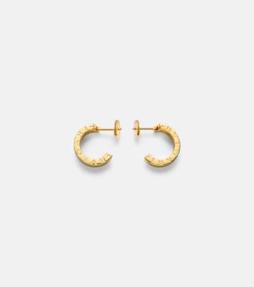 Orecchini a cerchio B.zero1 in oro 18kt con diamanti | Bvlgari