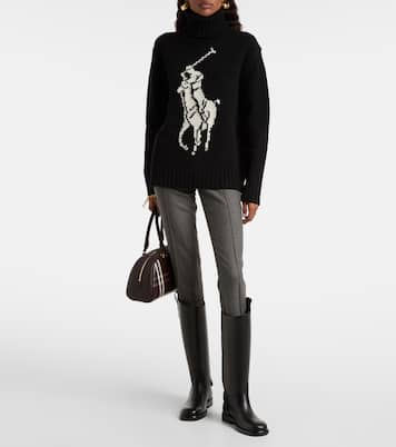 Logo wool turtleneck sweater | Polo Ralph Lauren